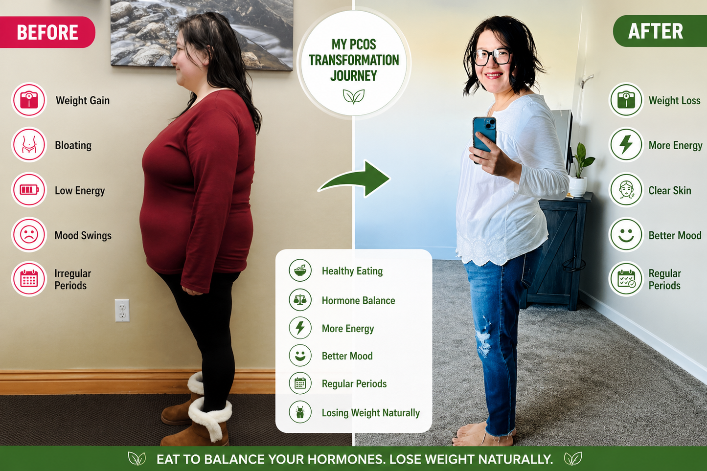 PCOS Weight Loss Diet Plan PDF — 7-Day Hormone-Balancing Meal Plan + 30-Day Symptom Tracker